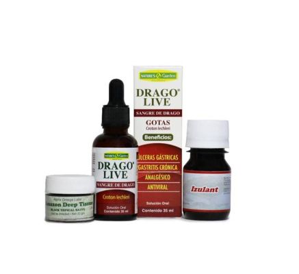 Amazon Salve Deep Tissue (22 g.) with Sangre de Drago (1 fl. oz.) and Izulant (1 fl. oz.) Analgesic Ant Tincture