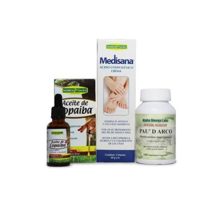 Nail Fungus Bundle – Medisana, Copaiba, and Pau d Arco